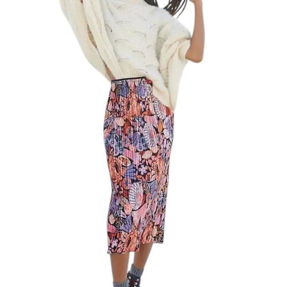 Anthropologie Cream Knit Oversized Sweater Poncho One Size Cozy Fuzzy Pullover - Picture 4 of 12